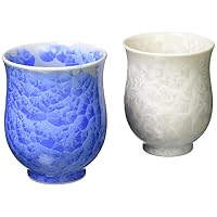 【人気商品】アイトー(aito) 京焼 清水焼 陶あん窯 組湯呑 花結晶(白地青 Amazon｜アイトー(Aito) 京焼 清水焼 陶あん窯 湯呑 組湯呑 花結晶 (青