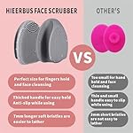Silicone Face Scrubber,2 Pack Face Scrubber for Women Men, Manual Face Exfoliator Brushes Scrubber,Facial Cleansing Brush for Exfoliating Blackhead Remover Acne Pore Cleansing Massaging - Image 2