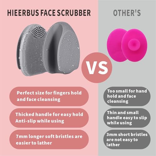 Silicone Face Scrubber - Exfoliating Brush for All Skin Types - Image 2