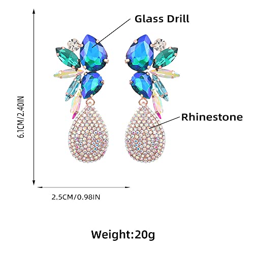 Brincos assimétricos de flor de resina de tubo de vidro fresco pequeno joia de orelha literária de c