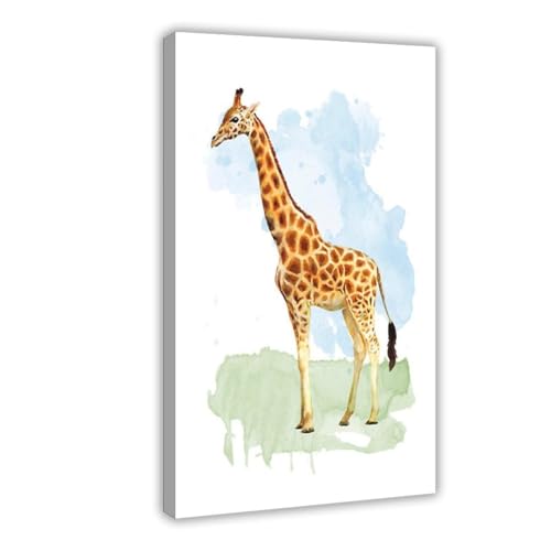 Peinture aquarelle animaux sauvages africains pour éveiller l'imaginaire des enfants