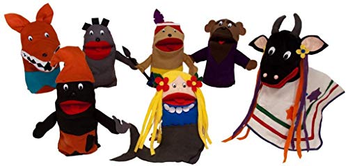 Conjunto Fantoches Folclore Com 6 Unidades - Fundamental