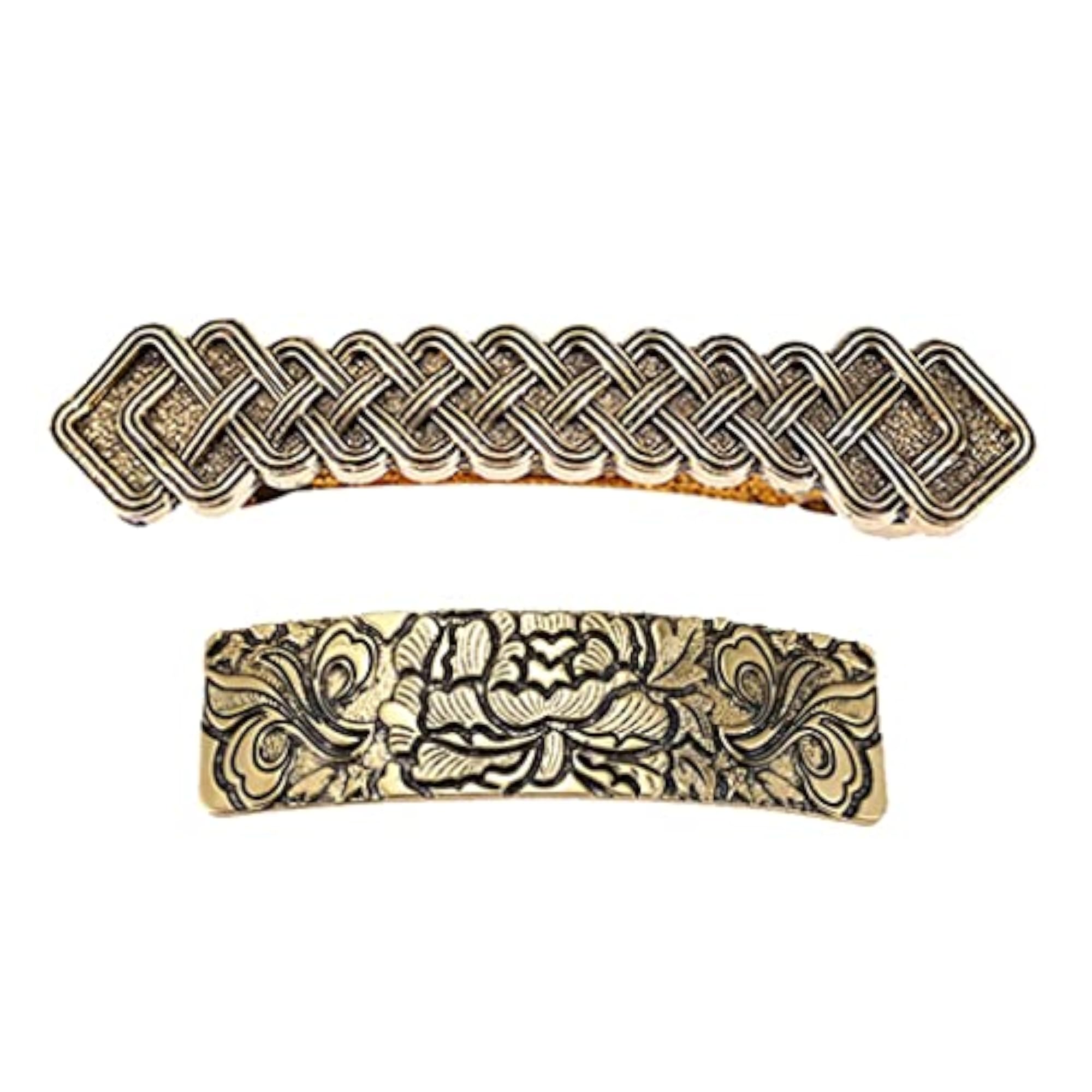 2pcs Viking Celtic Carved Hairpin Hair Clip, Elegant