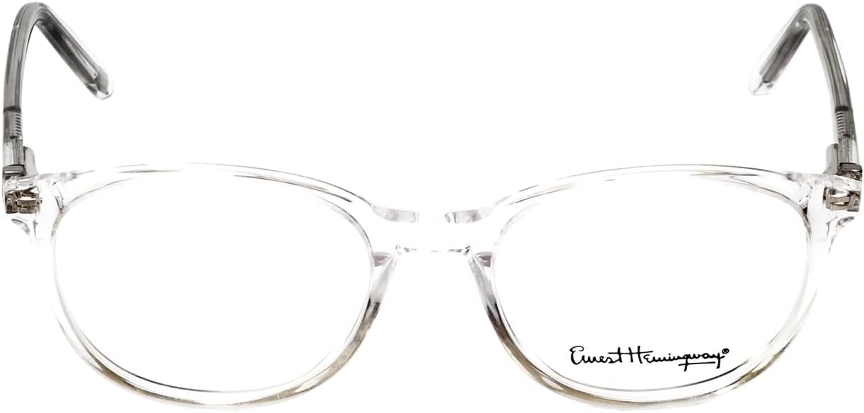 Ernest Hemingway 4677 Designer Reading Glasses in Crystal +1.00