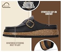 Project Cloud 100% Genuine Leather Moccasin Clogs for Women Fall Shoes — image 3