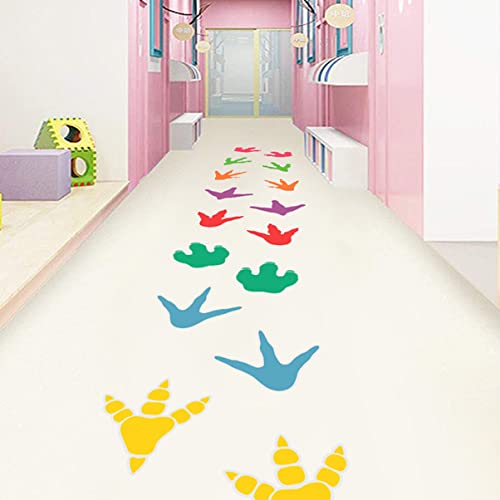Set de vinilos decoración dinosaurios para pared y suelo miniatura 3