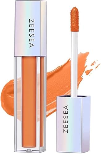 Zeesea Glitter Galaxy Colored Liquid Eyeshadow, Dazzling Shimmer Eye Makeup, High Pigmented & Long Lasting (Or01) #TOP9