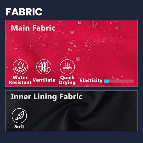 Scotamalone Mens Swim Trunks Swimming Shorts Swimwear Bathing Suits Quick Dry with Zipper Pockets2