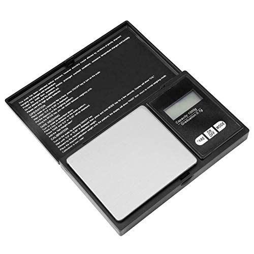 0.1G Food Kitchen Scale, Digital Grams And Ounces For Weight Loss, Dieting, Baking, Cooking, And Meal Prep, 1000G / 0.1G , Black #TOP1