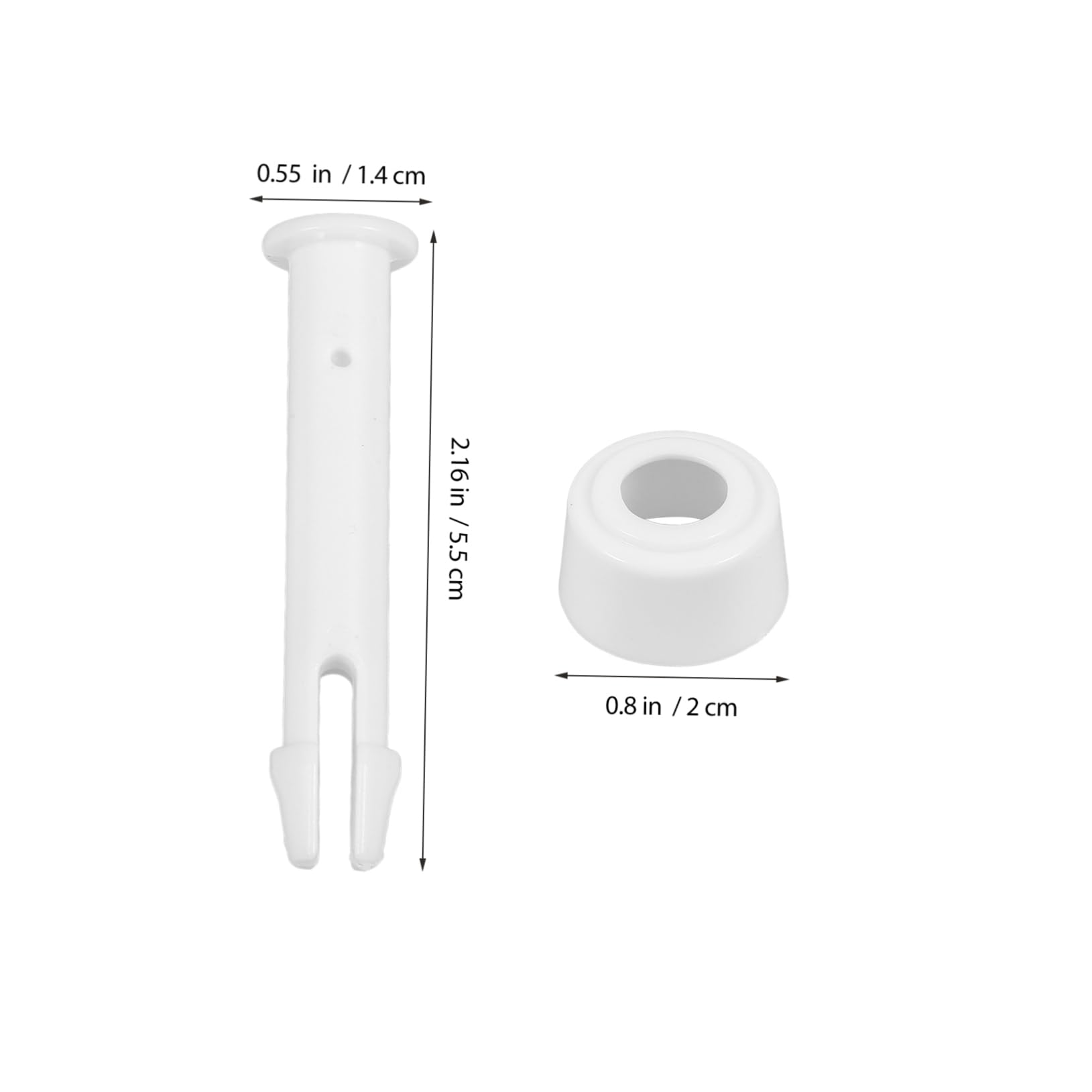 SUPVOX 60piezas Pasadores De Bloqueo para Mango De Limpieza De Piscina Accesorios para Skimmer y Cepillos Instalación Acuáticos