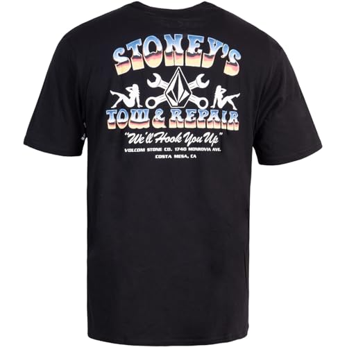 Volcom Stoneys T-shirt pour homme haut skate streetwear col rond en coton