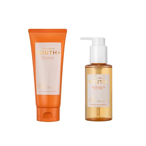 Jaminkyung Youth+ Mild Gentle Daily Facial Foam Cleanser 5.91Fl Oz + Youth+ Oil To Foam Cleansing Makeup Cleanser Facial Cleanser 3.72Fl Oz #TOP4