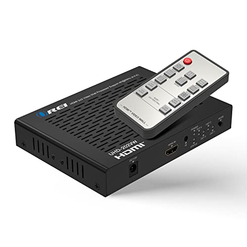 OREI 4K 2x2 Video Wall Controller Seamless HDMI Processor Upto Progressive 60hz 4:4:4 8-bit - HDMI 2.0, HDCP 2.2, 18 Gbps, UltaHD 2x1, 1x2, 1x3, 1x4 Remote Control (UHD-202VW)