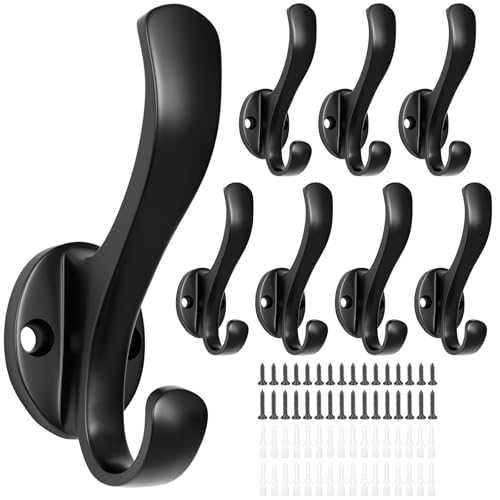 Ruiziiz Coat Hooks Heavy Duty - Easy to Install Metal