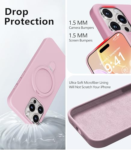 Coque silicone rose iPhone 13 MagSafe : protégez ce qui compte avec douceur - 6