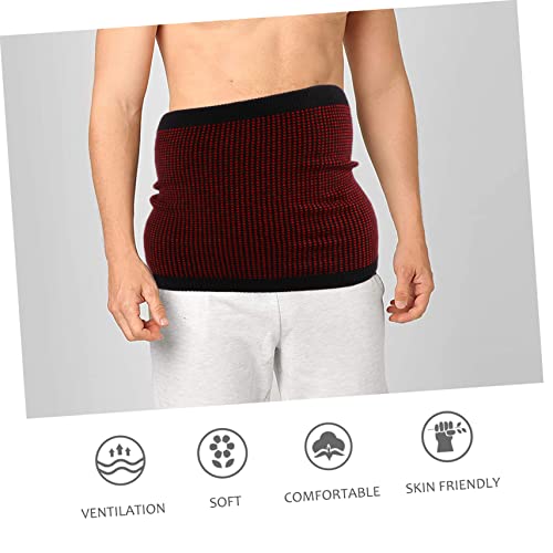 Faja lumbar de cashmere grueso talla L color rojo miniatura 5