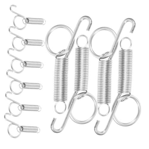 FONDOTIN 20pcs Rabbit Cage Door Spring Hook and High Elastic Fixed Hooks for Secure Closure of Bird and Animal Cages Easy Installation for Home Pet Store Use