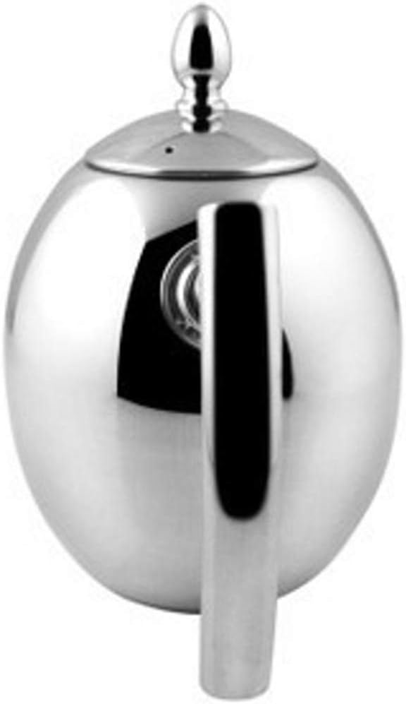 Oval Short Mouth Coffee Maker Pot with Filter Durable Stainless Steel Moka Espresso Coffee Stovetop Tool Percolator Easy Operation Latte Machine Office Home Appliances