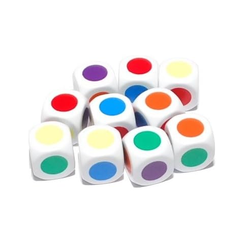 Big Cherry 10x Blob Dice 16mm D6 (Coloured Sides) Cover