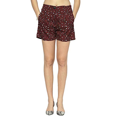 Image of SERA Women's Regular Fit Rayon Shorts