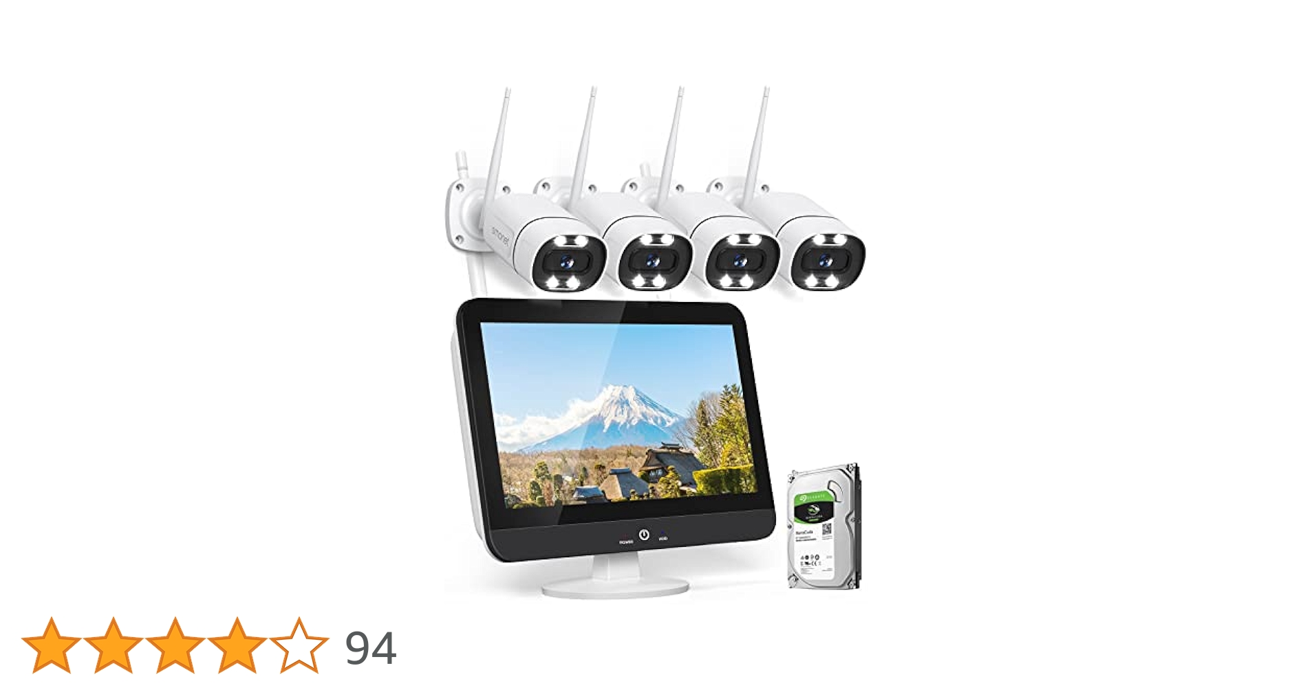 Amazon.co.jp: SMONET 監視カメラ、ワイヤレスセキュリティ