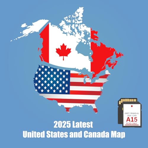 image for LUCKSKY 2025 Latest Version A15 Navigation SD Card Compatible with For