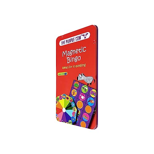 Image of The Purple Cow Animal Bingo Game - Car Games , Airplane Games and Quiet Games