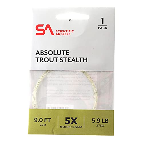 Scientific Anglers Absolute Trout Stealth Leader (5X)