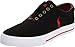 Polo Ralph Lauren Men's Vito Sneaker, Black, 10.5 D US