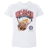 500 LEVEL NBA Keaton Wagler Los Angeles Clippers On Fire Kids Toddler T-Shirt (White, 3T)