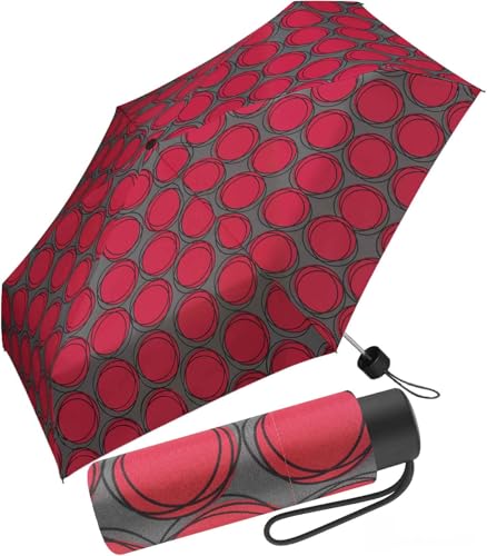 Pierre Cardin Taschenschirm Petito Dots & Circles Rasperry