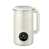 Nussmilchmaschine, 1200ml Automatische Sojamilch Maschine mit Selbstreinigung, 8-in-1 Pflanzenmilchbereiter mit Verzögerungsstart/Warmhalten, für Hafermilch, Mandelmilch, Sojamilch