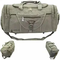 Mala De Mão Viagem Grande De Lona Kvn 50 L (Bege)