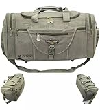 Mala De Mão Viagem Grande De Lona Kvn 50 L (Bege)