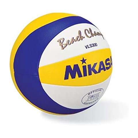 Mikasa VLS300, Beach Champ - OFFIZIELLER SPIELBALL of The FIVB, blau/gelb Cover