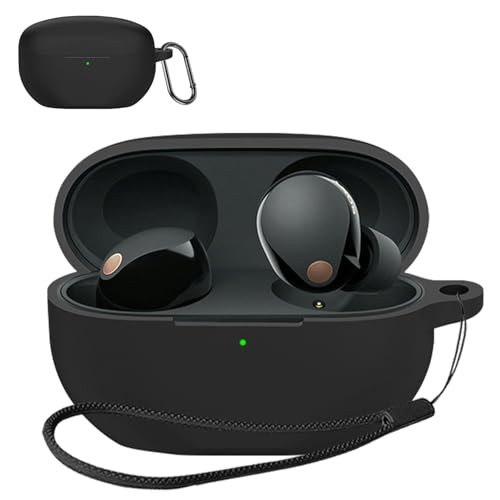 For SONY WF-1000XM6�P�[�X�yLAZIRO�z�_�炩�ȃV���J�Q���̃X�|�[�c�N�[���ȃf�U�C�� �����[�d�\ �Ռ��z�� �h�� �h�o �y�� �����h�~�p�̃t�b�N�𓋍ڂ��� �X�����\�t�g �P�[�X�J�o�[ �����h�~ SONY WF-1000XM6 �Ή��p 