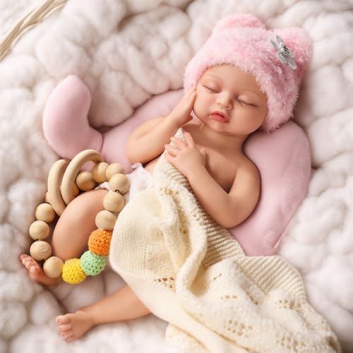 Muñeca bebé de silicona realista de 12 pulgadas miniatura 2
