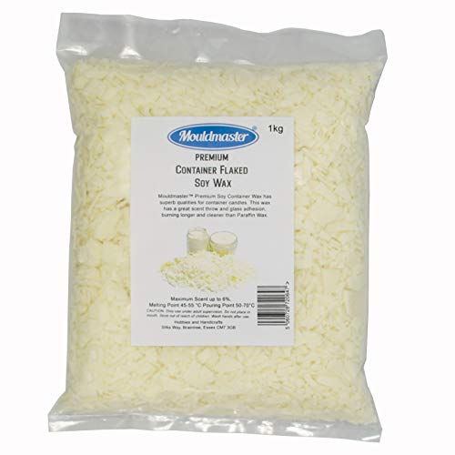 Mouldmaster Premium Container Soy Wax Flaked 1 KG 1Kg