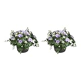 Haute Decor Adjustable Purple Hydrangea Urn Planter Fillers