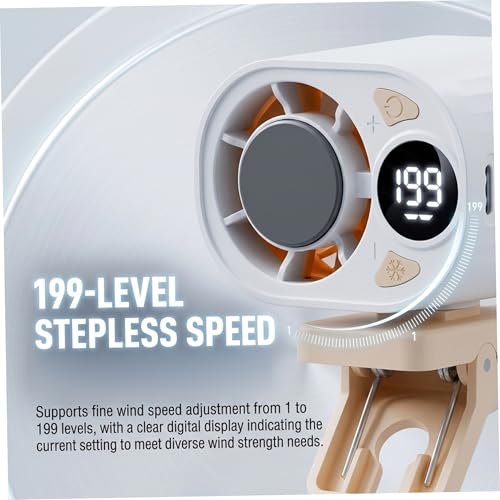 Ventilador de clip personal para combatir el calor de forma silenciosa 3
