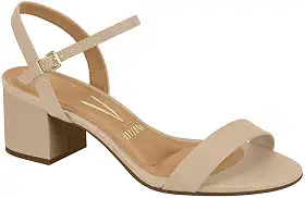 Sandália Feminina Salto Quadrado Glitter Ouro 34 Rosado 6291.900