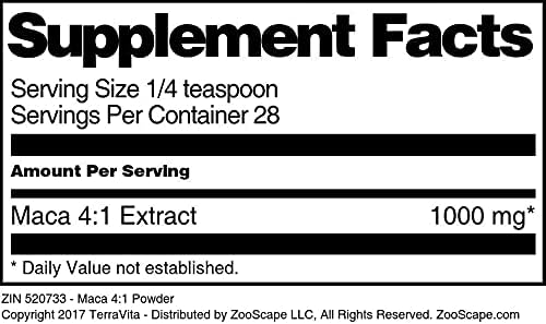 Miniatura 4 de TerraVita Polvo de Maca 41 (1 oz, ZIN 520733)