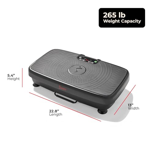 Sunny Health & Fitness 2D Vibration Platform Exercise Machine w/ Remote - image 8