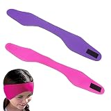 XPEX 2 Stück Schwimmen Stirnband Set, Schwimmbad Ohrstöpsel, Neopren Schwimmen Stirnband, Schwimmen Ohrenschutz, Schwimmen Stirnband, Erwachsene und Kinder einstellbar Schwimmen Stirnband