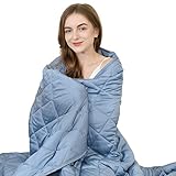 【Größenberatung】Die Gewichtsdecke sollte ungefähr 7% bis 12% Ihres Körpergewichts haben. Wählen Sie die Version der Gewichtsdecke, mit der Sie sich wohl fühlen. Wenn Sie sich nicht sicher sind, für welches Gewicht Sie sich entscheiden sollen, wählen Sie zum Einstieg die leichtere Bettdecke