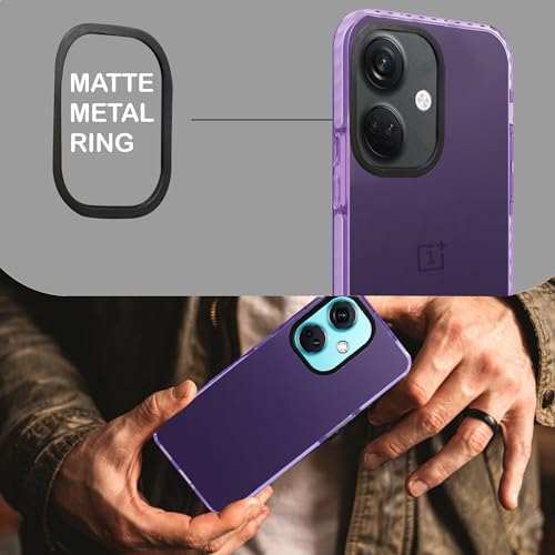 Image of A rtistque Ultra Stylish Back Cover Case for OnePlus Nord CE 4 5G | Premium Shockproof TPU | Transparent | Protective Design | Bumper Back Cover - White