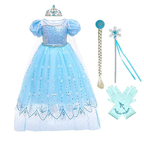 Disfraz Princesa para Niñas Azul con Accesorios miniatura 1
