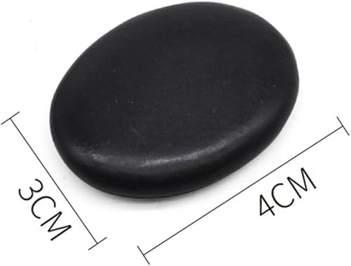 Miniatura 6 de Kit de 6 piezas de aceites esenciales para cuerpo facial, piedra caliente, chakra, piedra caliente, masaje de piedras calientes, masajeador negro,