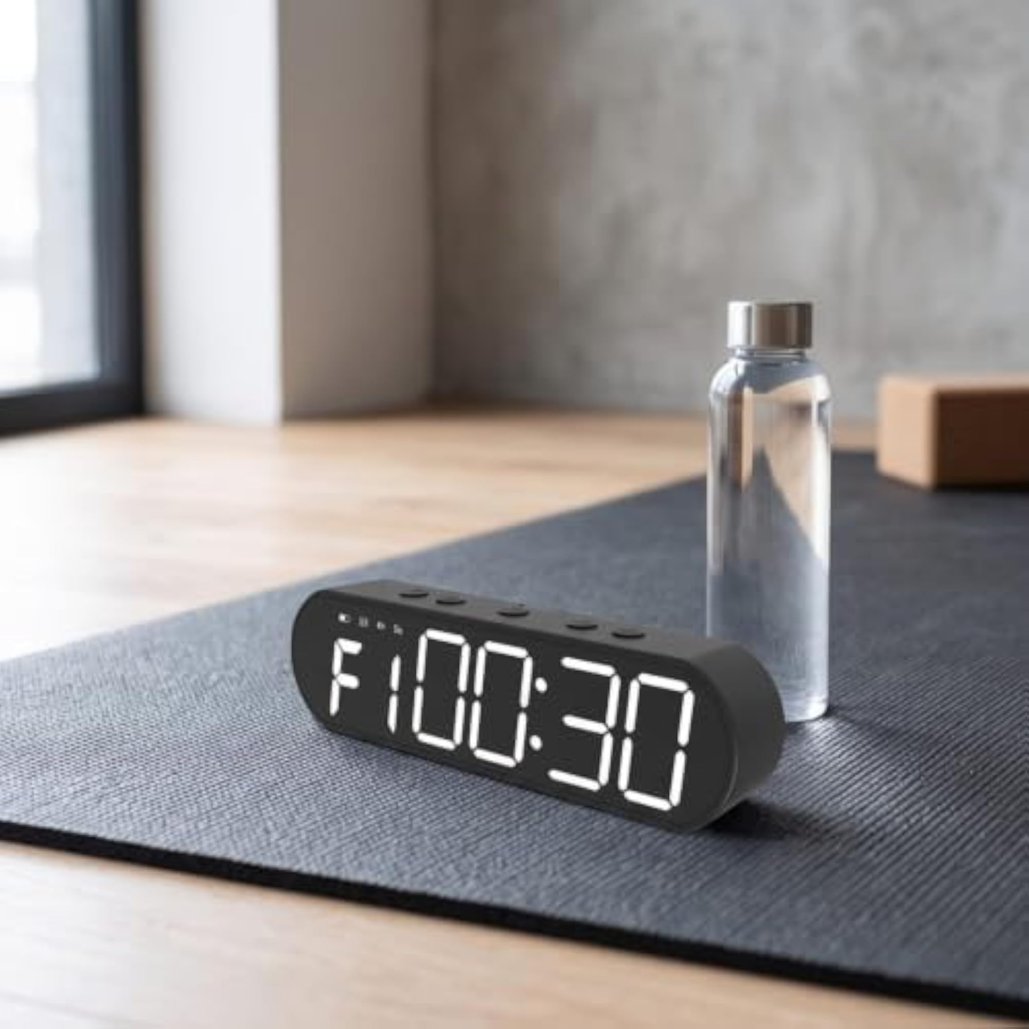 Portable Mini Timer Clock, Rechargeable Workout Timer