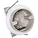 Allied Moulded 9350-HNKV2 4" Round Ceiling/Fixture Box, Depth: 2-7/16", w/Bar Hanger